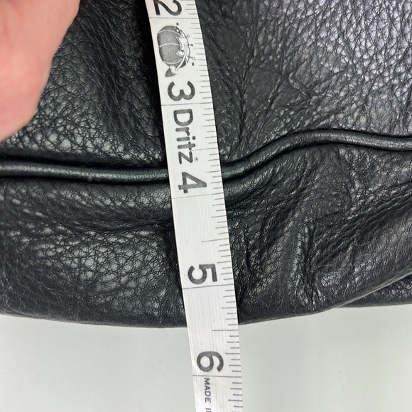 Michael Kors Black Grained Leather Hobo Shoulder  Bag - Picture 9 of 10